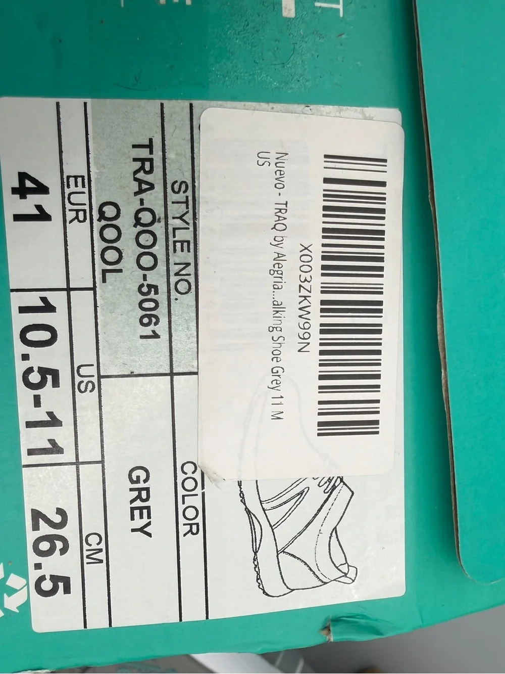 Women’s 10-5-11 EU 41 Alegria Traq Nursing Medical Walking Shoes New